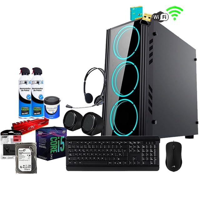 Computadora Pc Neucomputo Core I5 RGB 8GB RAM 960GB SSD Aire Comprimido Regalo