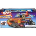 thumbnail image 6 of Hot Wheels Ultra Hots Sto & Go Track Set, 5 Die-Cast Cars, Ages 3+, 36" x 24" x 12", Plastic, 6 of 6