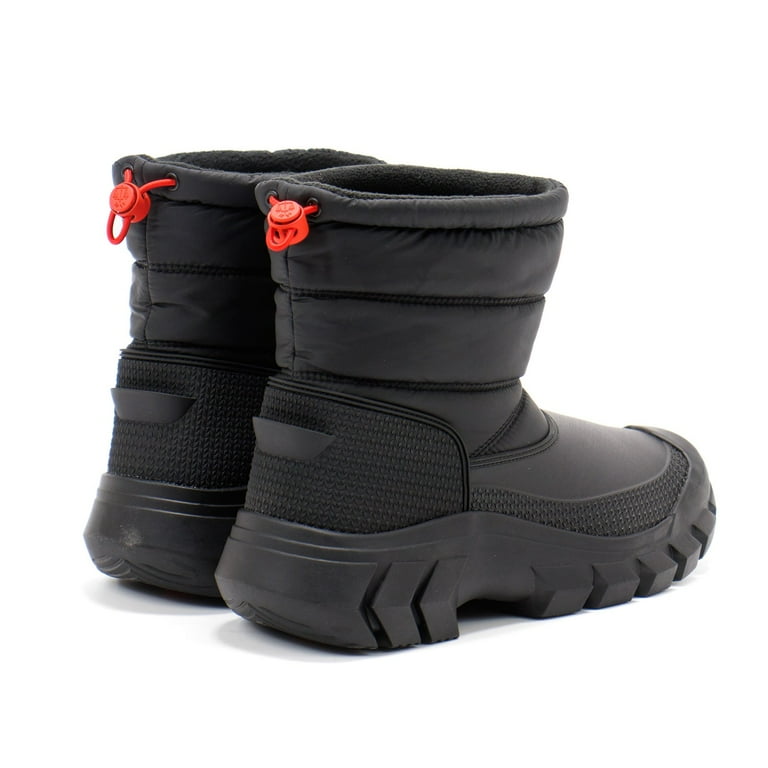 Hunter Women's Intrepid Insulated Short Snow Boots, Black,10 M US