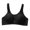 Black, variant on Sngxgn Women's No Side Effects Underarm and Back-Smoothing Comfort Wireless T-Shirt Bra(Black,44)