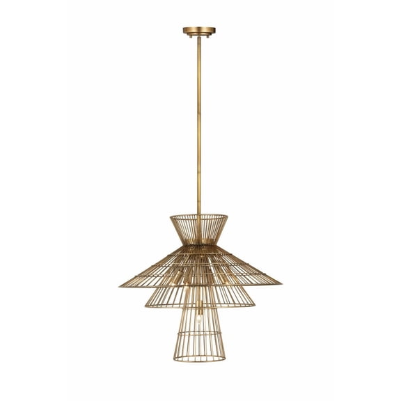 6 Light Chandelier-Rubbed Brass Finish Z-Lite 6015-6Rb