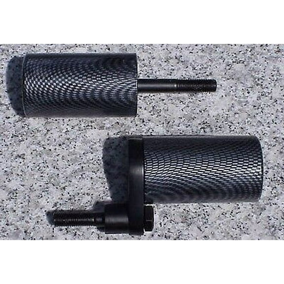 2005-2006 Kawasaki Ninja ZX6 ZX6R ZX6RR CARBON NO-CUT FRAME SLIDERS