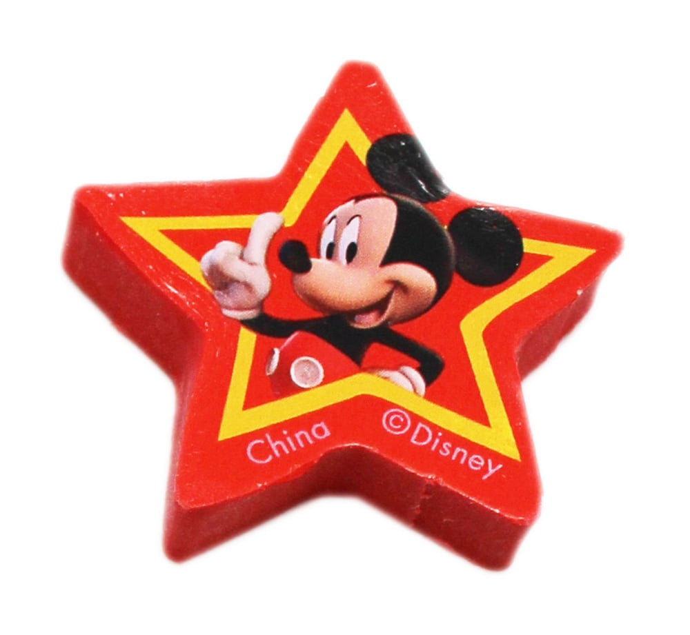 Mickey Mouse & Friends Red Star Mickey Eraser