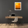 thumbnail image 3 of Taylor, Ted 20x24 White Modern Wood Framed Museum Art Print Titled - Elephants At Sunset, 3 of 4