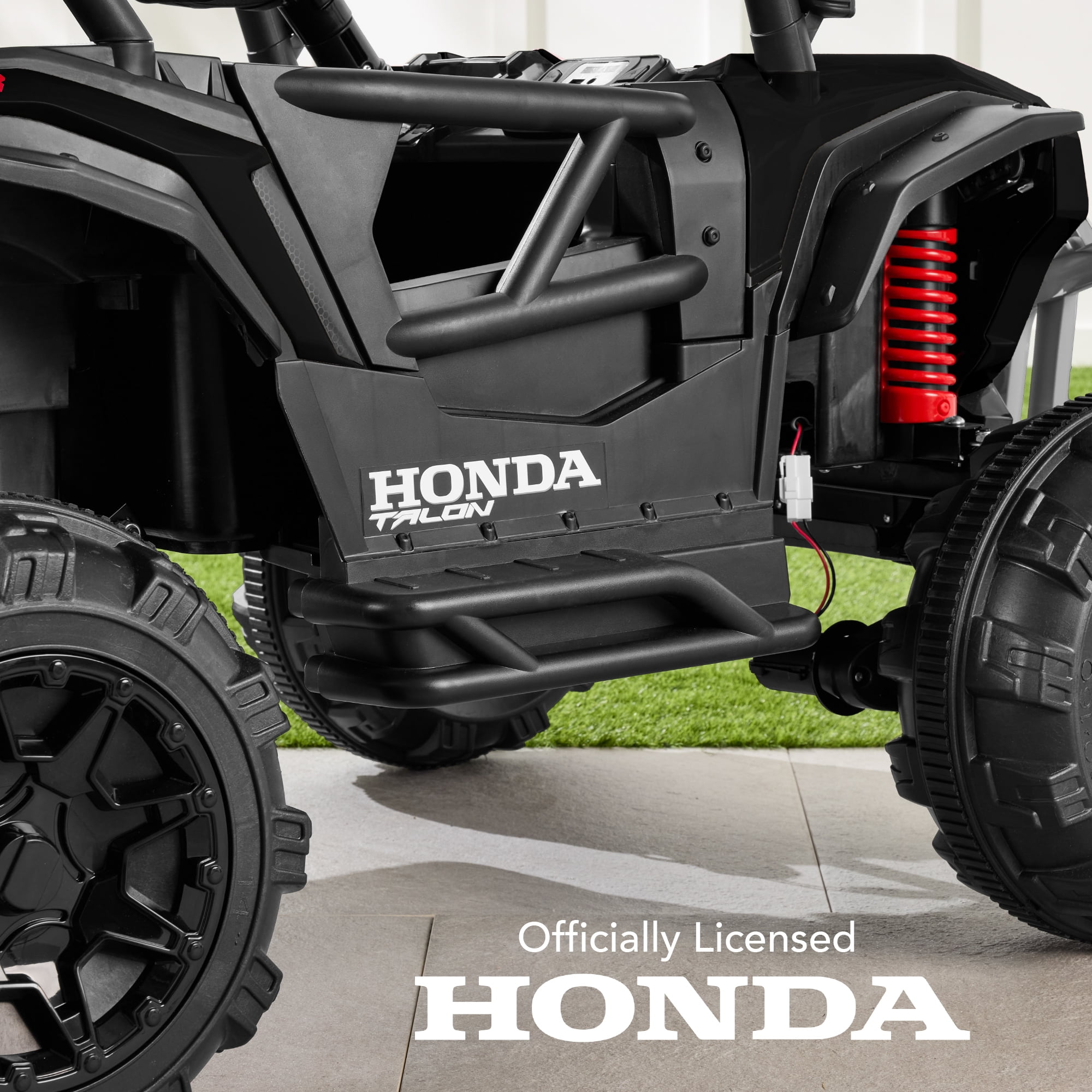Best Choice Products Kids 24V Electric Ride-On UTV, Officially Licensed Honda Talon w/ Remote, LED Lights - Black