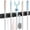 Black-5 Grips, variant on Homaryx White Wall Mount Mop and Broom Holder, 5 Slots and 4 Hooks