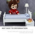 thumbnail image 5 of Raindrops  White Single Bed Doll House Furniture Model Lifelike, 5 of 8
