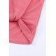 thumbnail image 4 of ABPHQTO Camiseta sin mangas de punto gofrado con nudo torcido rojo para mujer, 4 of 5