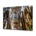 thumbnail image 1 of Póster en lienzo de la Sagrada Familia de Barcelona, decoración para dormitorio, paisaje deportivo, decoración para oficina, regalo, estilo marco, 20 x 30 cm, 1 of 8