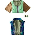 thumbnail image 6 of Green Dress Witch Robe Halloween Carnival Costumes, 6 of 7