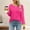 Hot Pink, variant on Holzkary Womens Sweatshirts Color Block Long Sleeve Tops Fall Casual Crewneck Shirts Trendy Loose Fit Tunics Top Loose Top Sweatshirt Crew Neck Loose Top with Color Decorative Edge Fashion Brown L