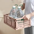 thumbnail image 2 of Luoshdecor Plastic Collapsible Storage Crates,Mesh Basket wtih Handle for Book,Clothing, 2 of 6