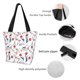 thumbnail image 4 of Disketp Tulips Flowers for Women’s Casual Shoulder Tote Bag Cross-body Handbags for Shopping, Travel and Daily Use, 4 of 6