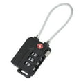 thumbnail image 1 of Light Weight 3-Digit Tsa Lock, No Keys Tsa21100 Steel Wire Lock, For Travel Suitcase Luggage, 1 of 8