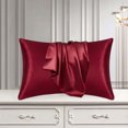 thumbnail image 5 of Zmeidao Satin Pillowcase For Hair And Skin Pillowcases Standard Size Luxury And Soft Satin Pillow Covers 1 Pack 20x30 Inches, 5 of 7