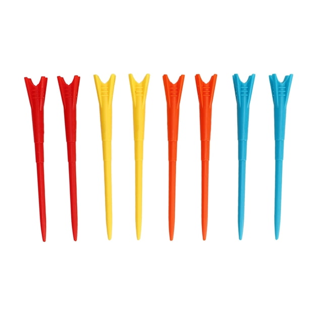 Tall Golf Tees,8pcs Golf Tees Multiple Professional Golf Tees Prongs Plastic Tees Best in Class