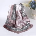 thumbnail image 6 of AWAYTR 35” Satin Large Silk Head Scarf 4 Pcs Women Square Silk Like Neck Scarf Hair Sleeping Wraps Lightweight Silk Bandana, 6 of 7