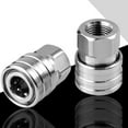 thumbnail image 5 of 1/4Inch Pressure Washer Couplers Quick Connector Plugs Male Female 1/4 Quick Connector Fittings Pressure Washer Adapter, 5 of 6