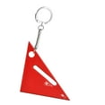 thumbnail image 1 of koolsoo Carpenter Square Layout Measuring Tool Clear Scale Triangle Ruler Red, 1 of 9