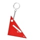 thumbnail image 1 of Regla triangular Escuadra de carpintero Transportador Regla de trazado multiusos Rojo, 1 of 9