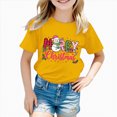 thumbnail image 6 of ORT Toddler Boys Girls Christmas T-Shirt Kid Xmas Graphic Short Sleeve Shirts Funny Print Holiday Clothes Tee Tops, 6 of 6