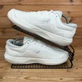 thumbnail image 2 of New Balance 696 Trainers Mens Size UK 8 White All Court Leather Tennis Shoes W5, 2 of 6