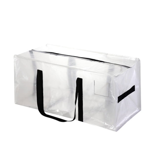 Large Capacity Moving Bags Plastic Water Repellent Storage Bag- Comfortable Handheld Double Zipper Space Saving Activity Storage Bag Alternatives To Moving Box