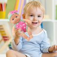 thumbnail image 4 of Adorable Baby Doll Toy with Pink Star Outfit and Bow, Perfect for Kids, Safe and Durable, 12-Inch Cuddly Companion, 4 of 6