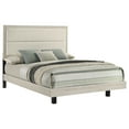 thumbnail image 3 of Trenton 54-inch Wood Queen Panel Bed Rustic Cream, 3 of 9
