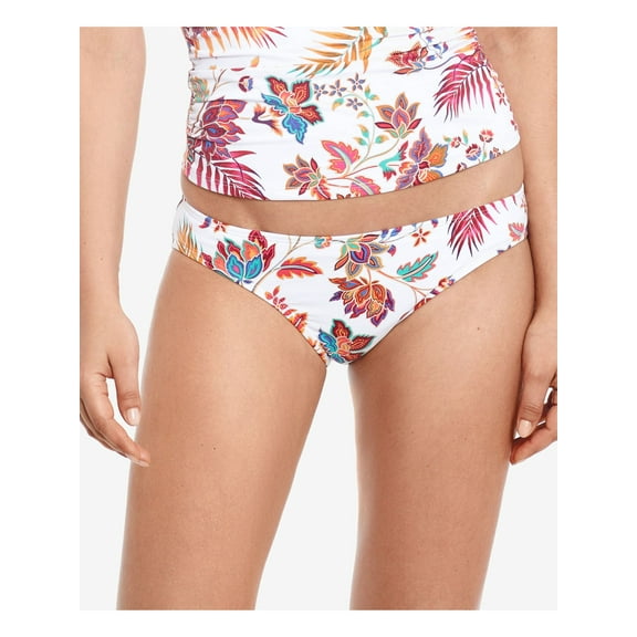 LAUREN RALPH LAUREN Women's Multi Color Stretch Tummy Control Lined Moderate Coverage Hipster Swimsuit Bottom 8