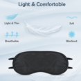 thumbnail image 4 of Máscara para dormir de 40 piezas, máscara para dormir para hombres, mujeres y niños, paquete individual para dormir con los ojos vendados para viajes, aviones, hoteles, fiestas, 4 of 7
