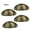 Brushed Bronze, variant on 4 Pcs Antique Metal Kitchen Drawer Cabinet Door Handle Home Furniture Knobs Hardware Cupboard Antique Brass Shell Pull Handles