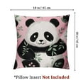 thumbnail image 4 of Cute Cartoon Panda Animals Pillowcase King  Pillow Cover Protector Pillow Sham Case with Zipper, 4 of 7
