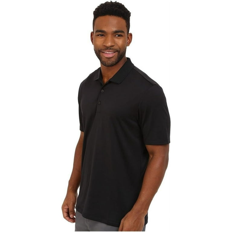 adidas Golf Men's Performance Polo Shirt, Black, Large - Walmart.com