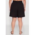 thumbnail image 4 of Womens Plus Size Trendy Crochet Detail High Waisted Shorts, 4 of 4