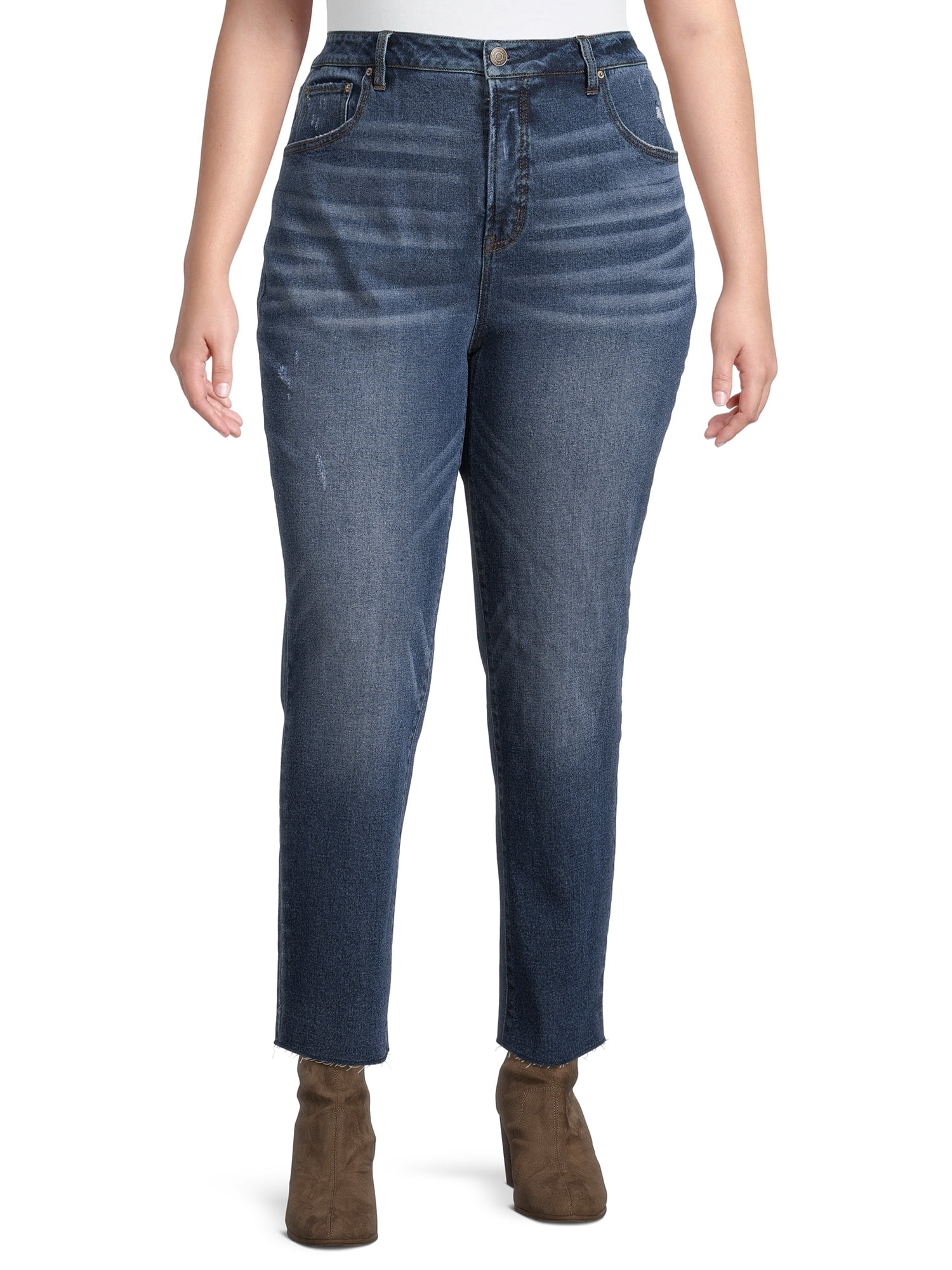 Terra & Sky Women's Plus Size Curvy Jeans