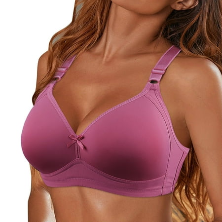 

Jaycosin Womens Underwear Bra No Steel Ring Push Up Bra Cup D (95D 100D 105D 110D 115D 120D)