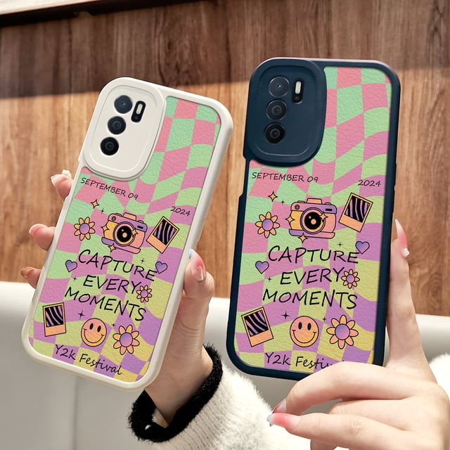 Proteja su inversión con estilo: Funda para teléfono plateada colorida y esmerilada de doble capa con ilustración peculiar para iPhone 15 Pro Max 14 13 12 Pro 11 - ¡Destaque!