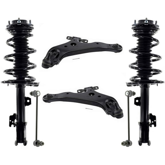 Front Struts Lower Control Arms & Links For 2014-2019 Toyota Highlander 3.5L