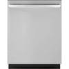 GE® ADA Compliant Stainless Steel Interior Dishwasher with Sanitize Cycle