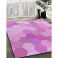 thumbnail image 3 of Ahgly Company Machine Washable Indoor Rectangle Transitional Violet Purple Area Rugs, 2' x 4', 3 of 7