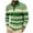 Green-A, variant on Men's Casual T Shirts 2025 Stylish Long Sleeve Stand Collar Striped Tees Lightweight Golf Blouse Slim Fit (XL, Pink)