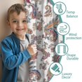 thumbnail image 3 of Blackout Kids Curtains,Paisley Pattern Childrens Insulated Curtains Set Of 2,Bedroom Essentials,Toddler Room Decor 42"x63"(106x160cm), 3 of 4