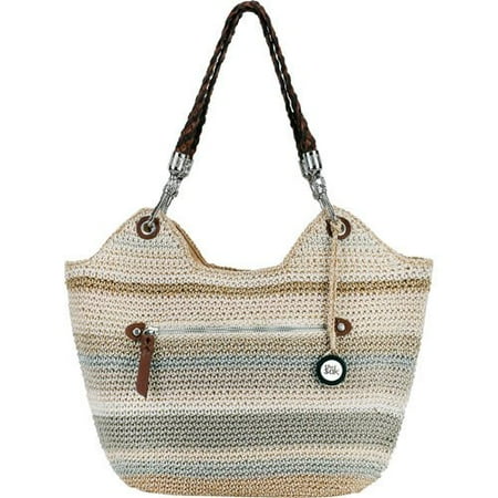 Crochet Hobo Handbag - The Sak Indio Crochet Satchel Bag