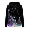 thumbnail image 6 of Enjoytime Christmas Women Sweatshirt Fall Fashion Long Sleeve Pullover Hoodie Loose Casual Winter Clothing 2025 with Pockets Black XL, 6 of 6