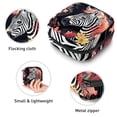 thumbnail image 3 of Zebra Sanitary Napkin Storage Bag with Plush Velvet, Sponge, and Oxford Cloth - 4.7x6.6x6.6 in - Keep Your Sanitary Napkins Organized, 3 of 6