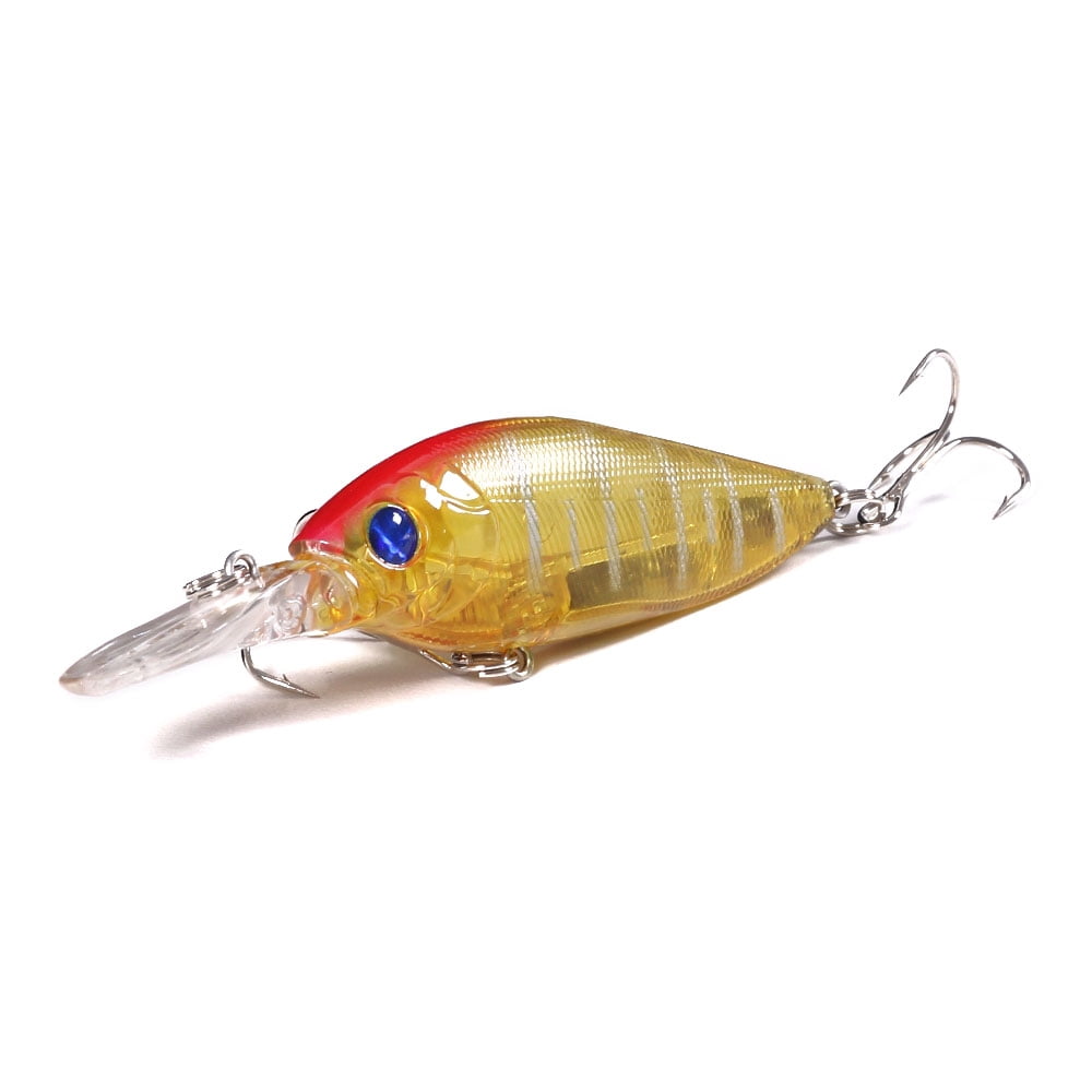 HENGJIA Minnow Fishing Lures Kit with Treble Hooks for Saltwater Freshwater, Lure kit for Trout Bass Salmon Fishing,10PCS