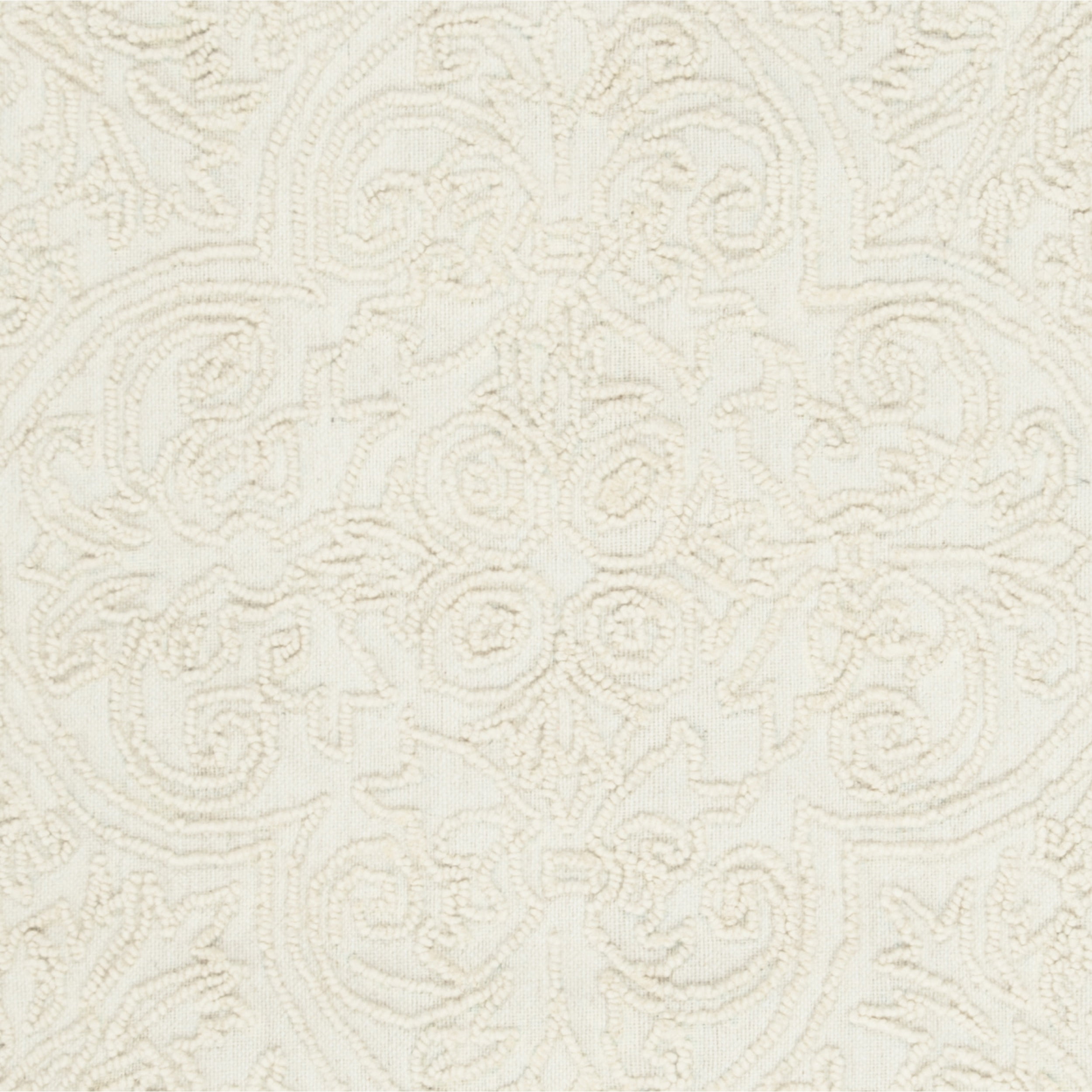 SAFAVIEH Trace Burton Geometric Wool Runner Rug, Ivory, 2'3" x 8'