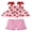 Pink, variant on Aideaone Toddler Girls Summer Outfit 2 Piece Ruffle Sleeveless Shirts Tops Shorts Set Clothes for Baby Girl Sizes 2T-5T