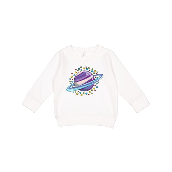 Inktastic Planet Saturn with Stars Toddler Sweatshirt